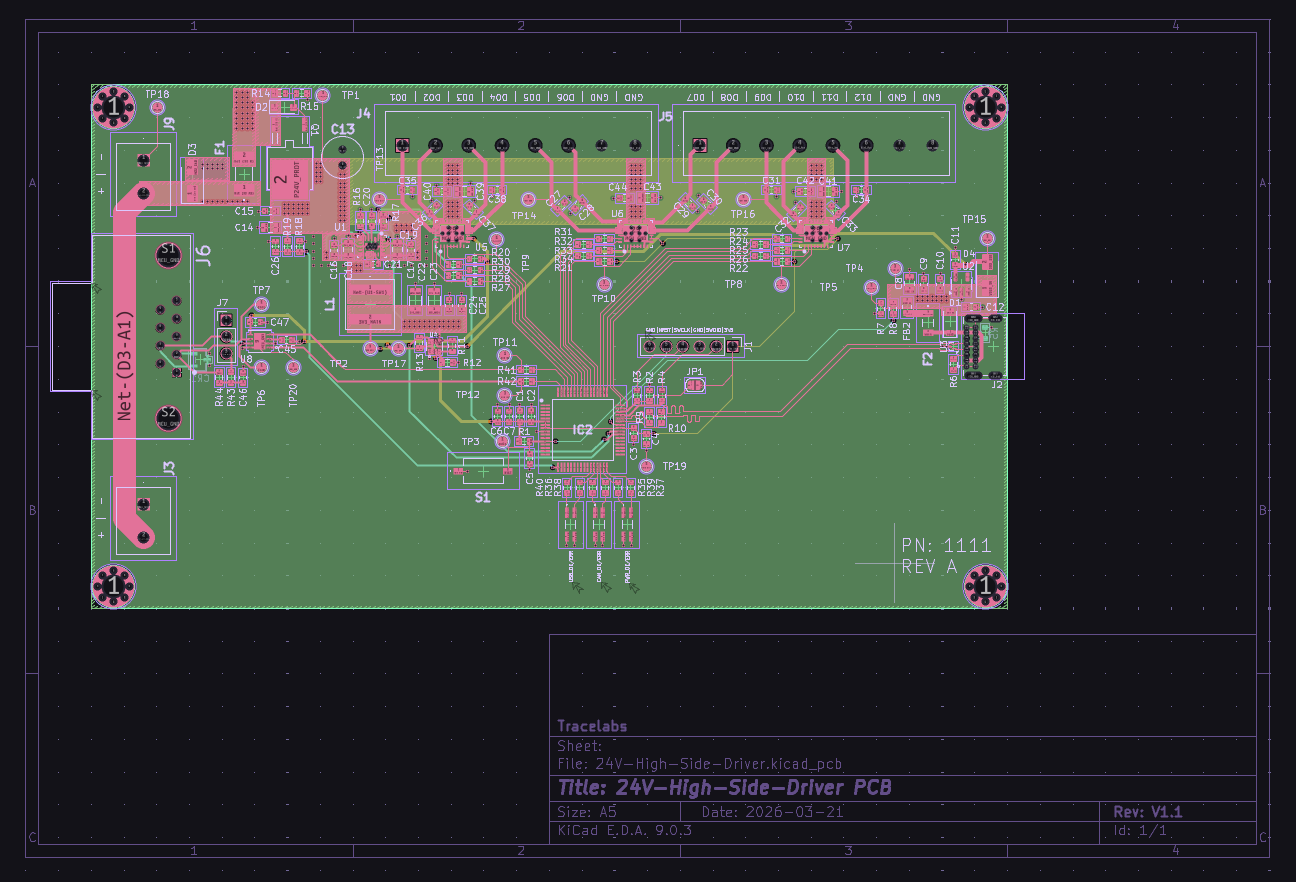 24V High-Side-Driver PCB