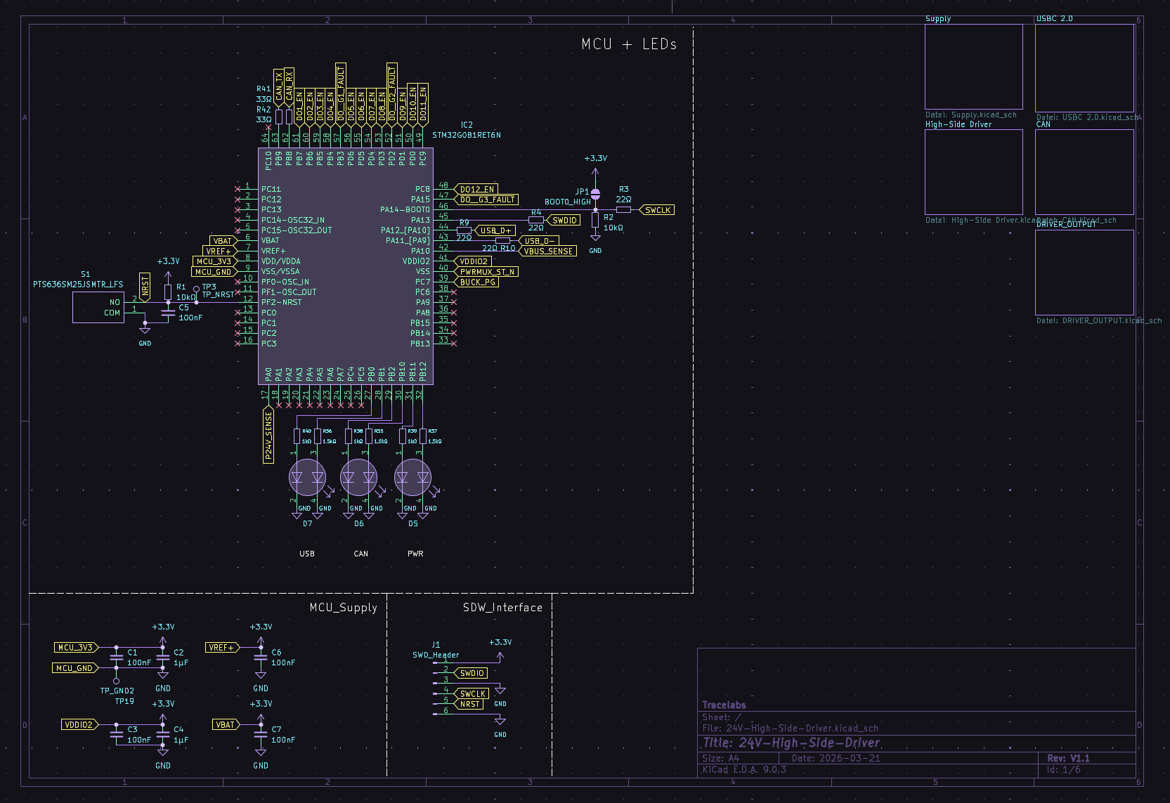 24V High-Side-Driver Schaltplan
